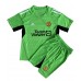 Tanie Strój piłkarski Manchester United Bramkarskie Koszulka Podstawowej dla dziecięce 2023-24 Krótkie Rękawy (+ szorty)